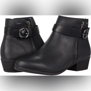 NEW!! Women’s Skechers Lasso-Fancy Arch Fit Black Ankle Boots Size 5M